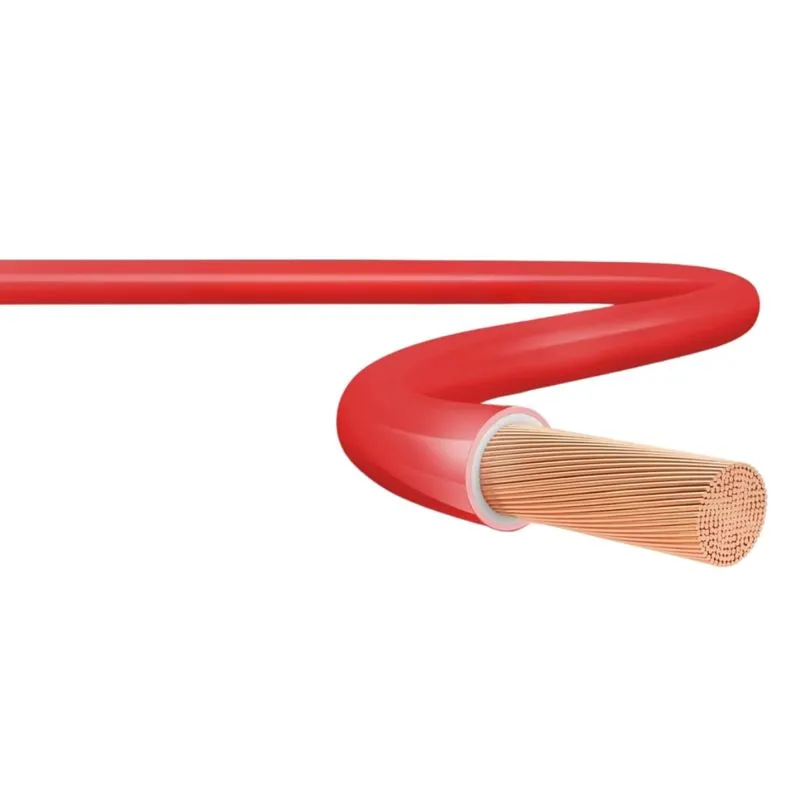 Cabo Epr 1Kv Flexível 90G 6mm Vermelho Atox Cobrecom - Vendido por Metro